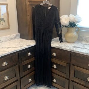 Altair’d State black lace long sleeve dress.